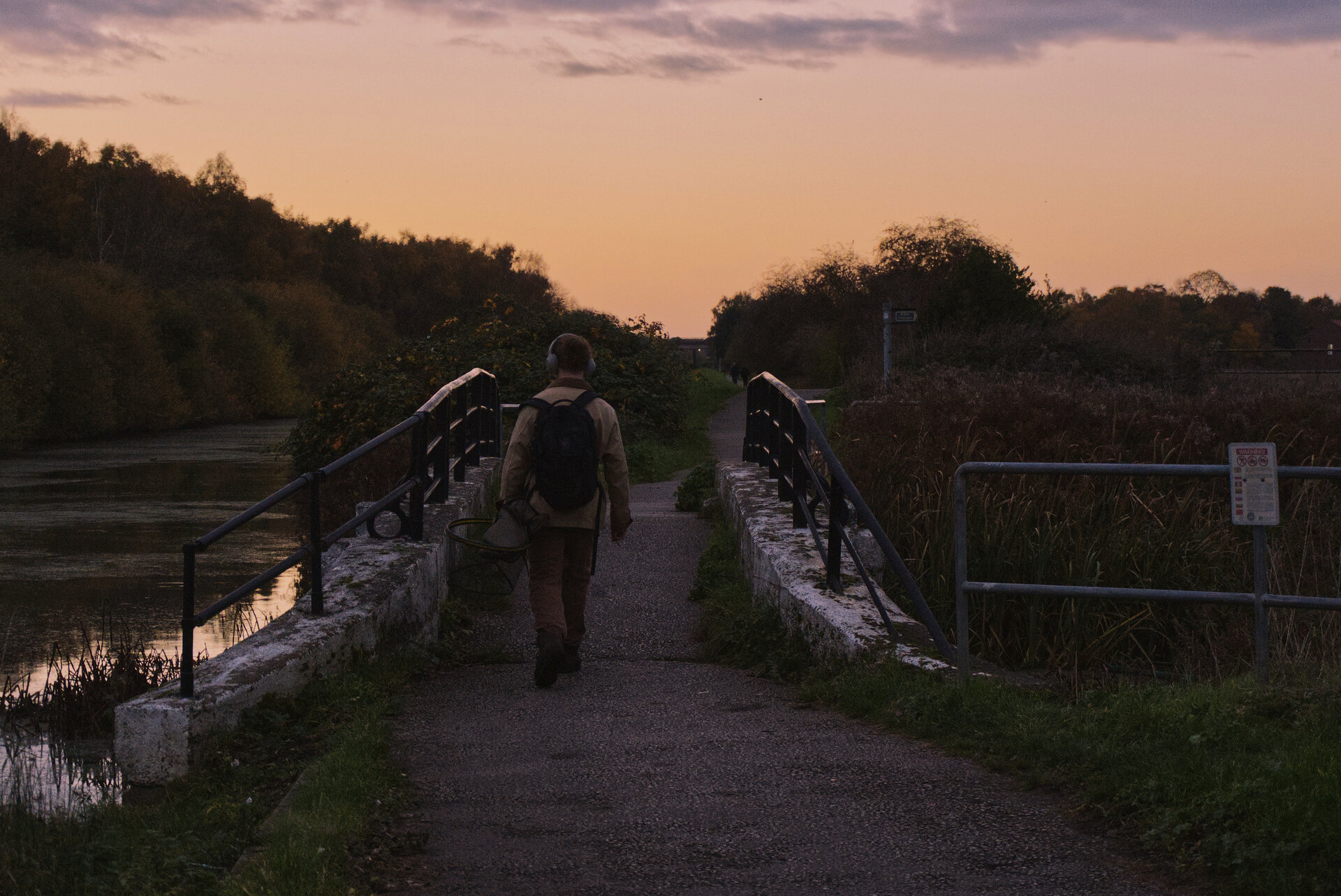 Man on Bridge